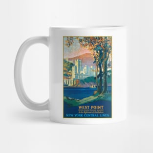 West Point Military Academy USA Vintage Poster 1920s Mug